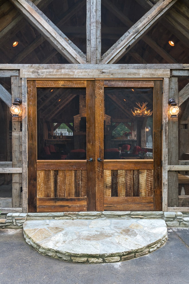 Repurpose Reclaimed Barn Doors, Rustic Patio Doors